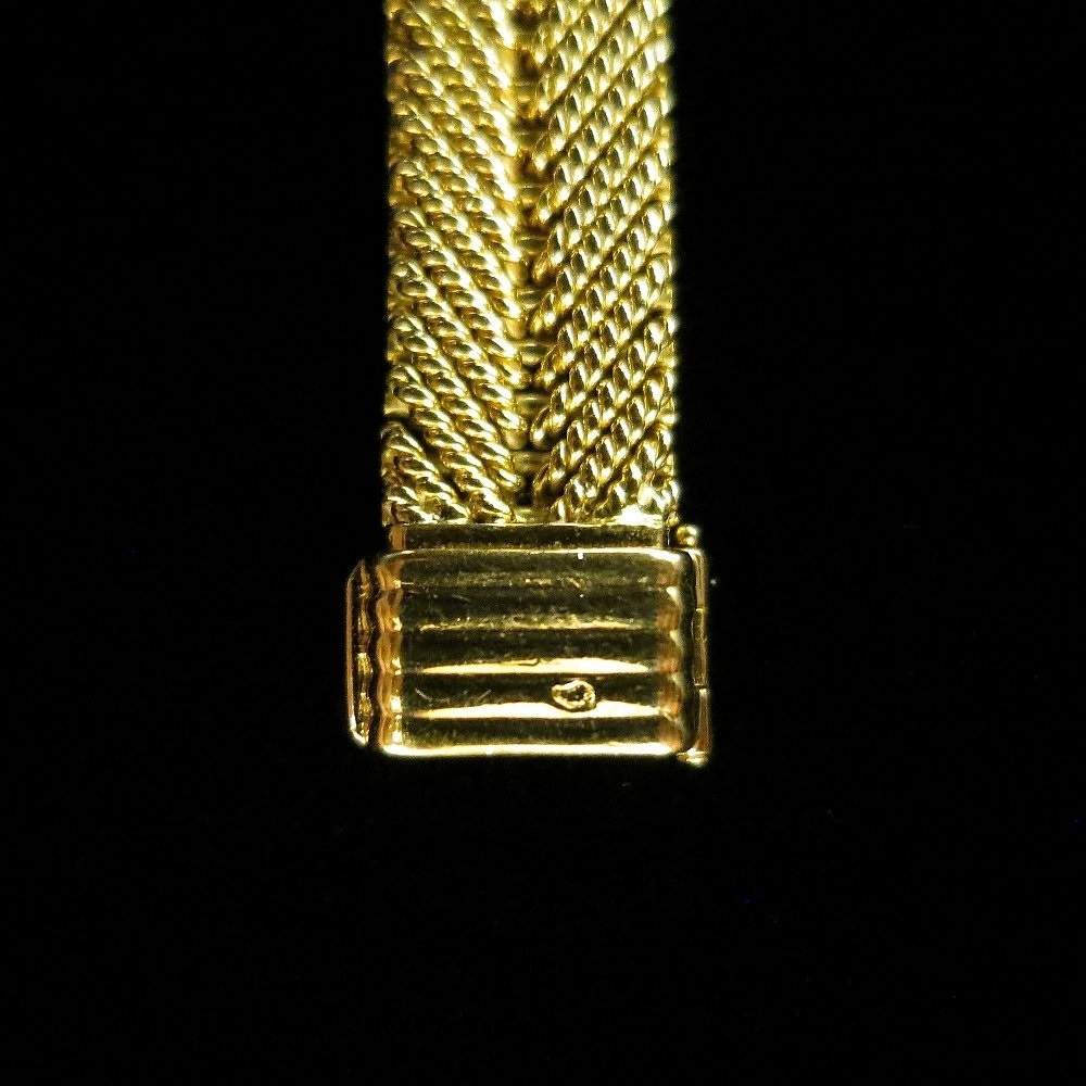 ブシュロン ダイヤモンド ゴールド ジュエリー時計　クラスプ部分