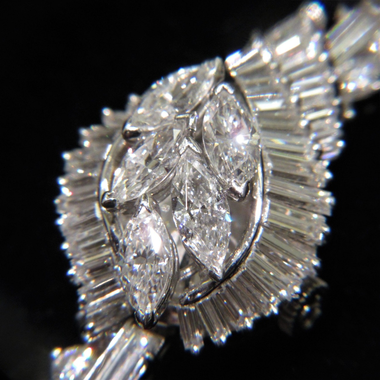 アンティークオメガのマーキスダイヤモンドカバーウォッチ